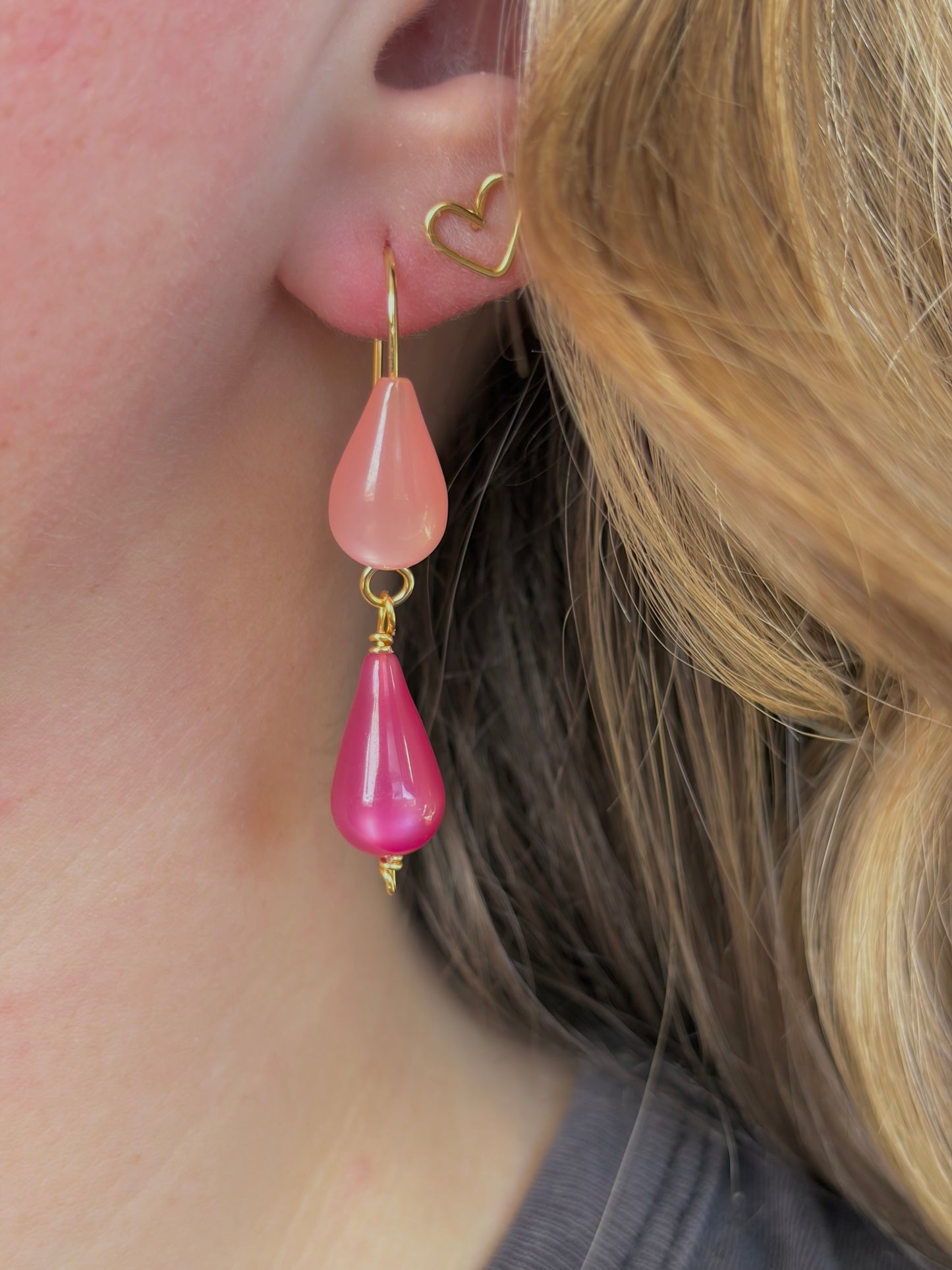Pretty in Pink Dangles