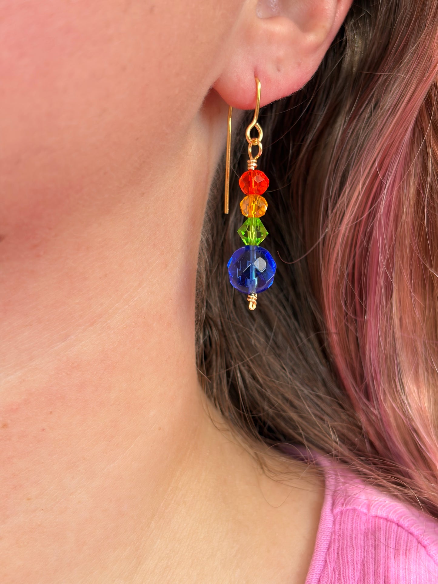 Rainbow Sparkle Earrings