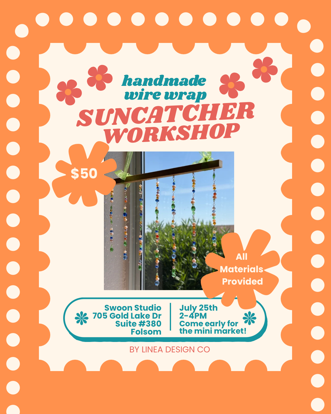 Suncatcher Workshop at Swoon Studio