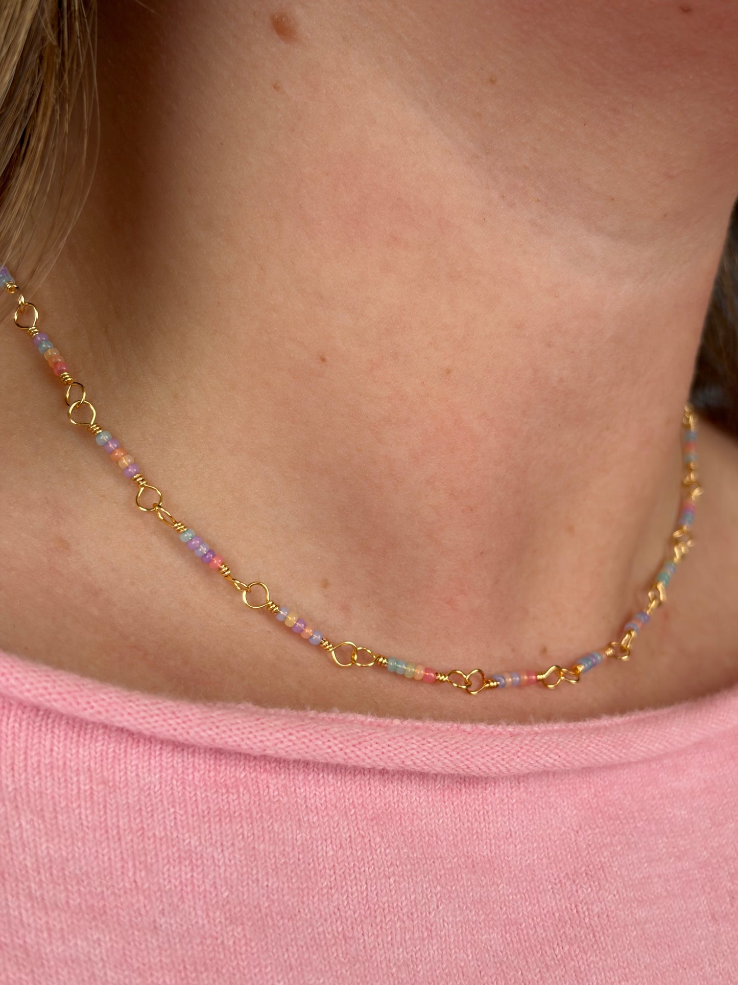 Pastel Rainbow Necklace