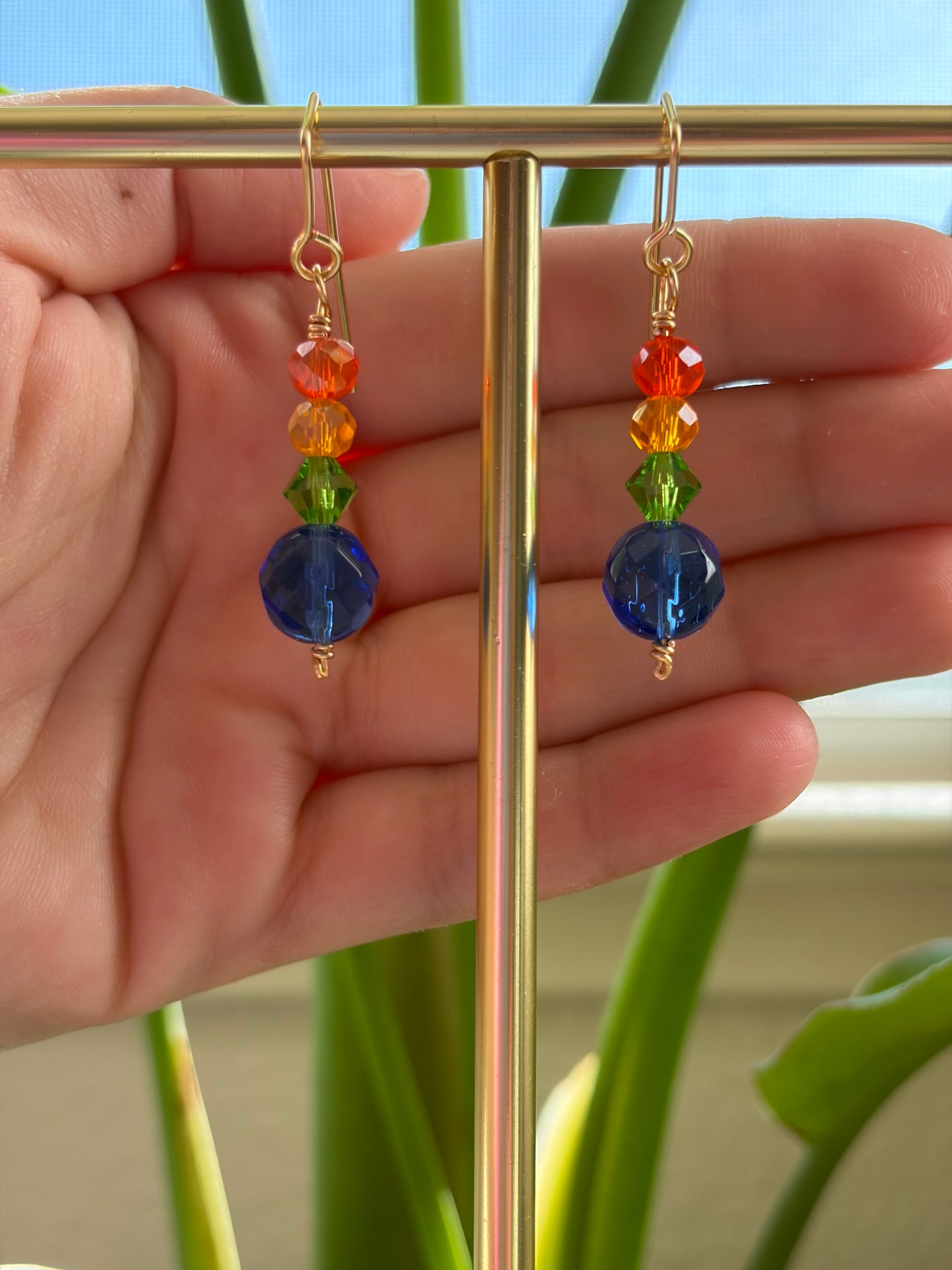 Rainbow Sparkle Earrings