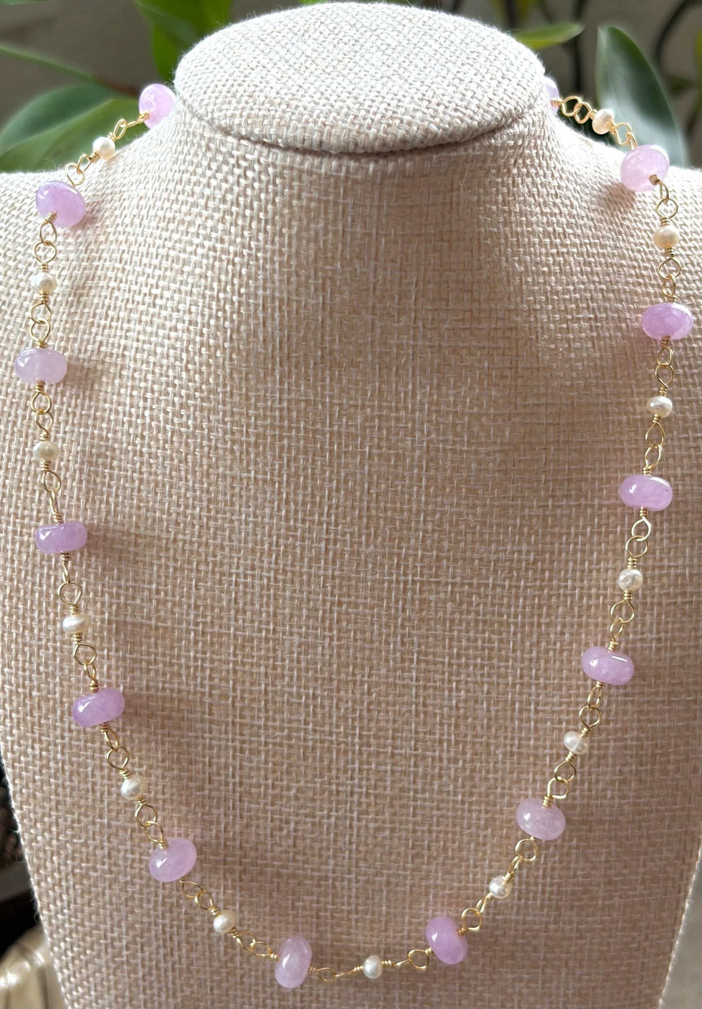 Lilac Jade Necklace