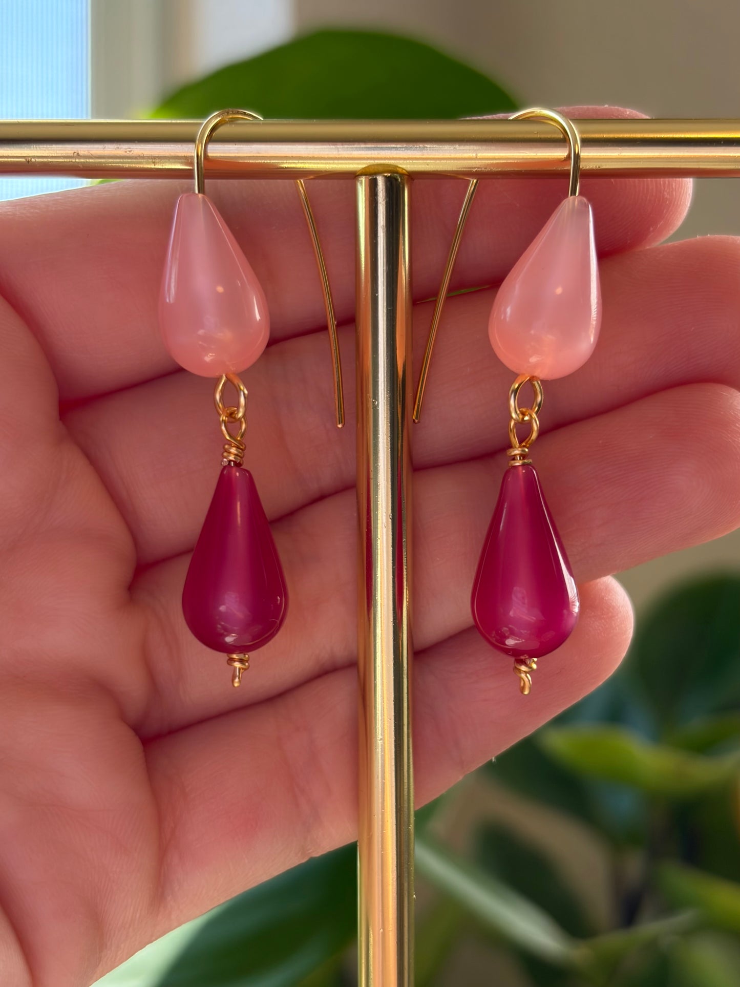Pretty in Pink Dangles