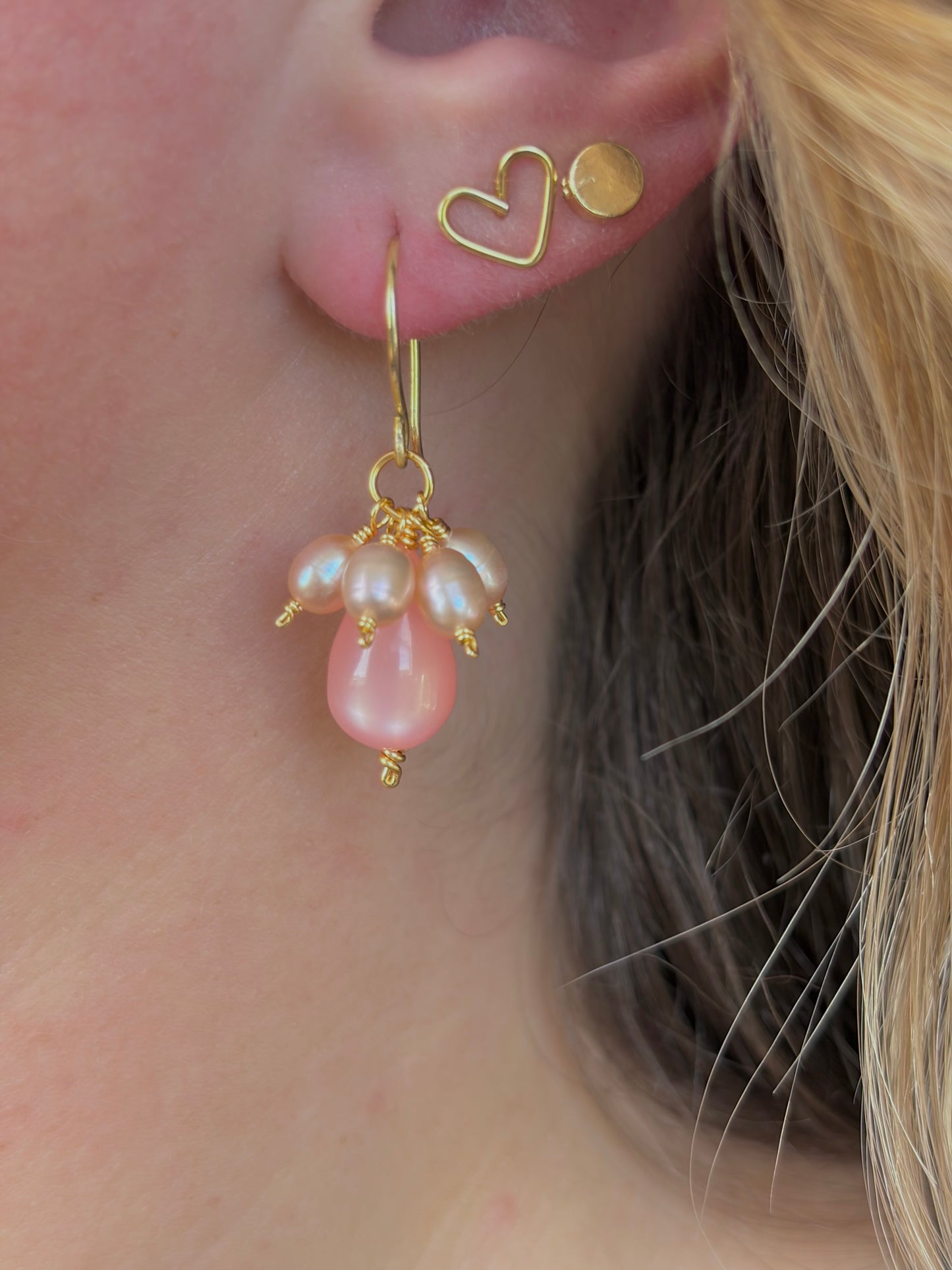 Pearly Petal Earrings