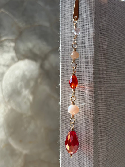 Glass Crystal Bookmark