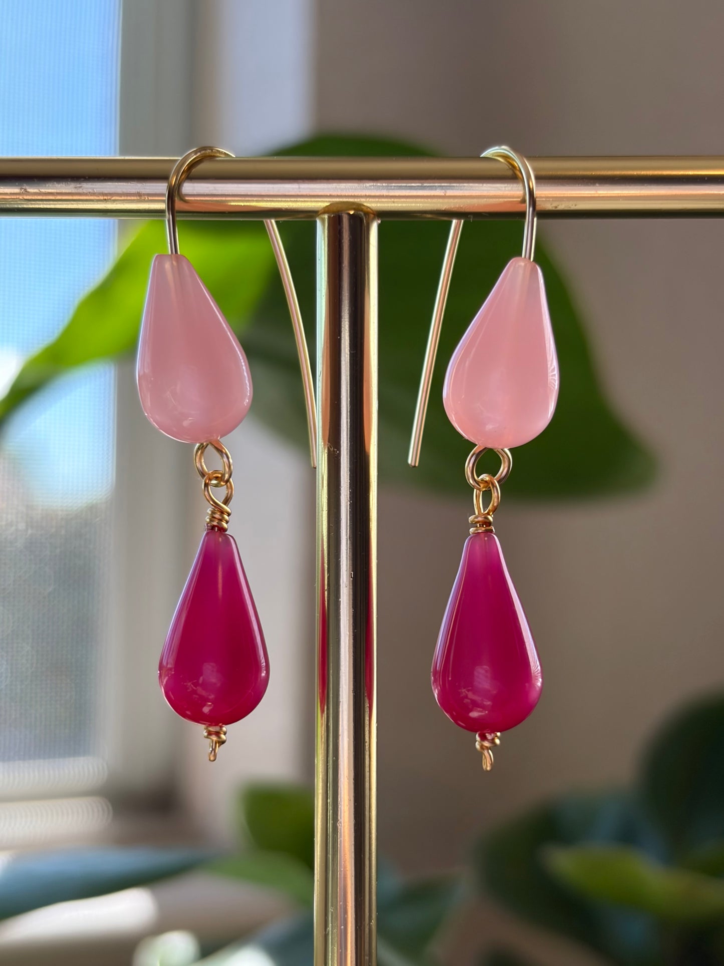 Pretty in Pink Dangles