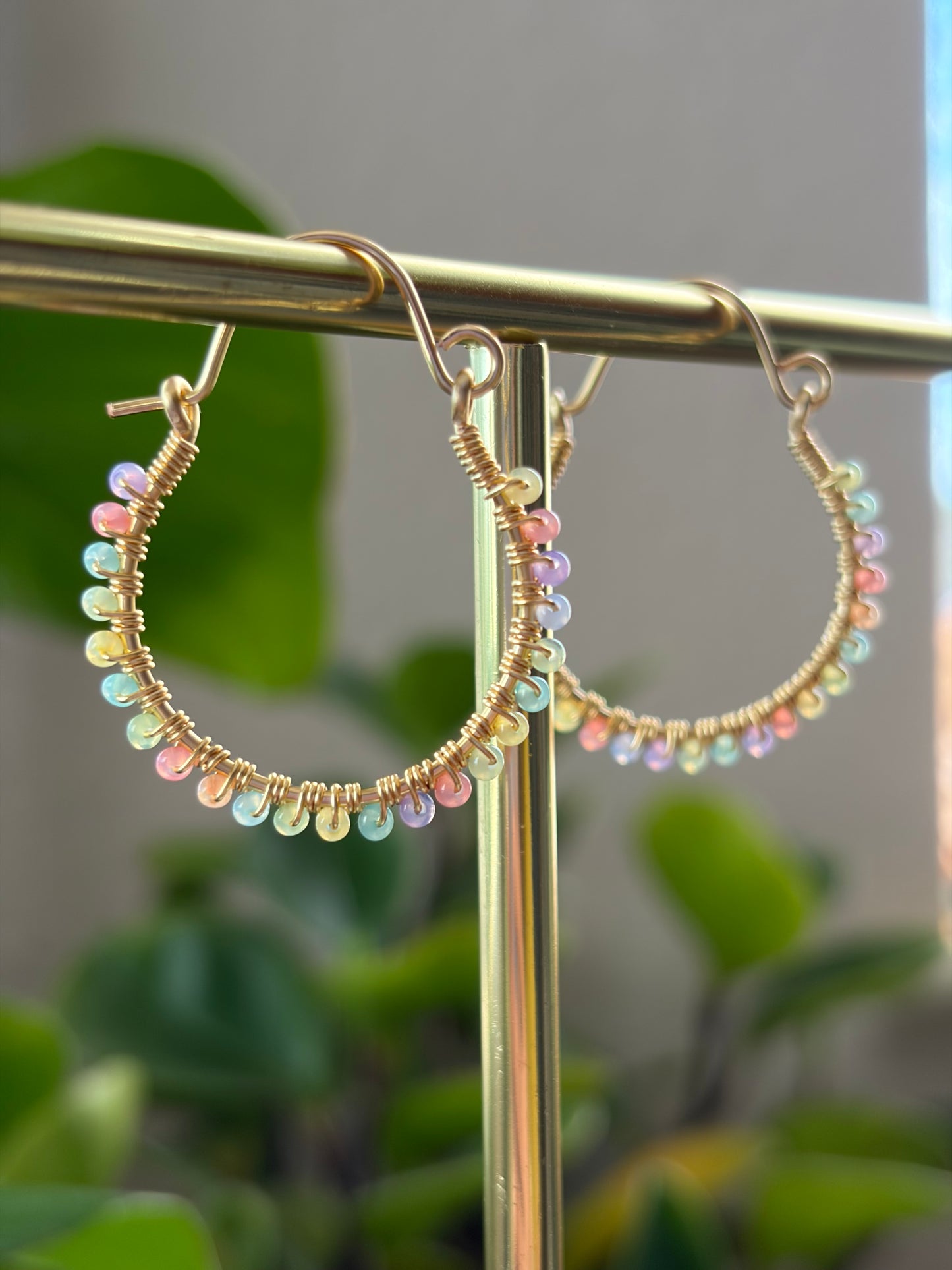Pastel Rainbow Hoops