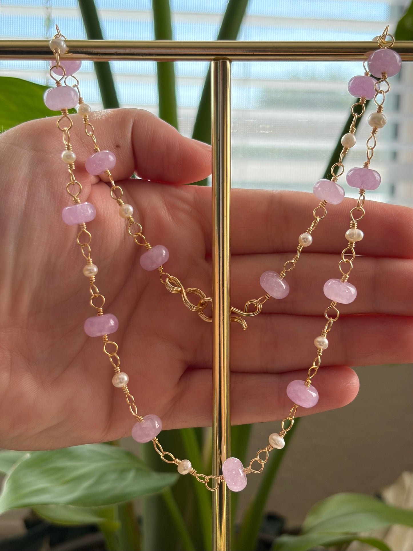 Lilac Jade Necklace