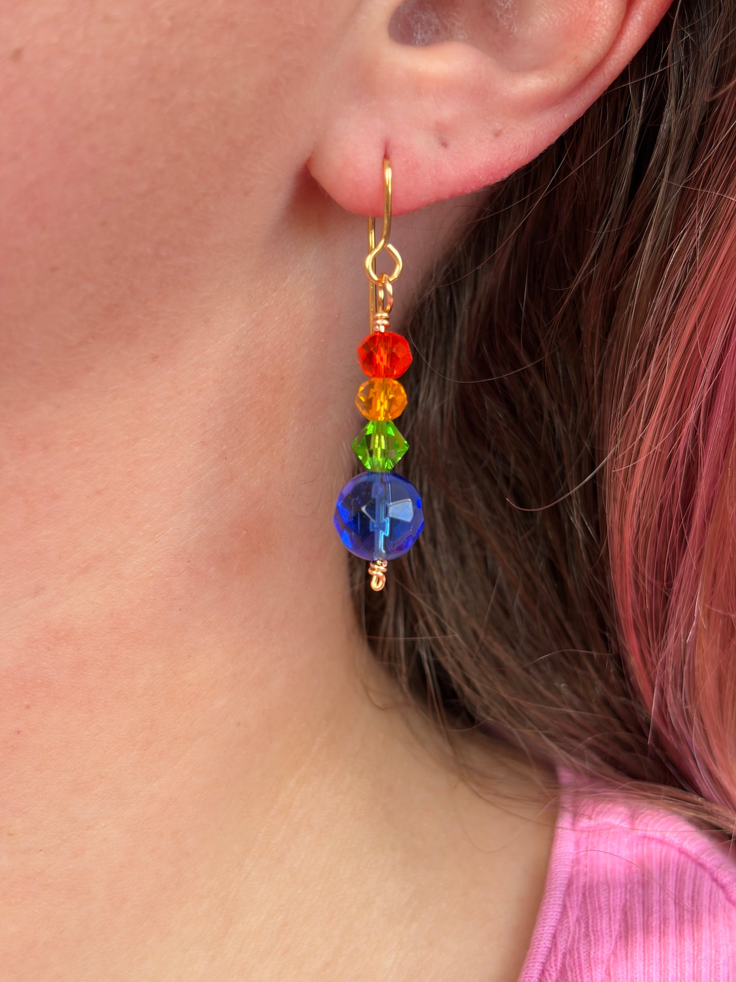 Rainbow Sparkle Earrings